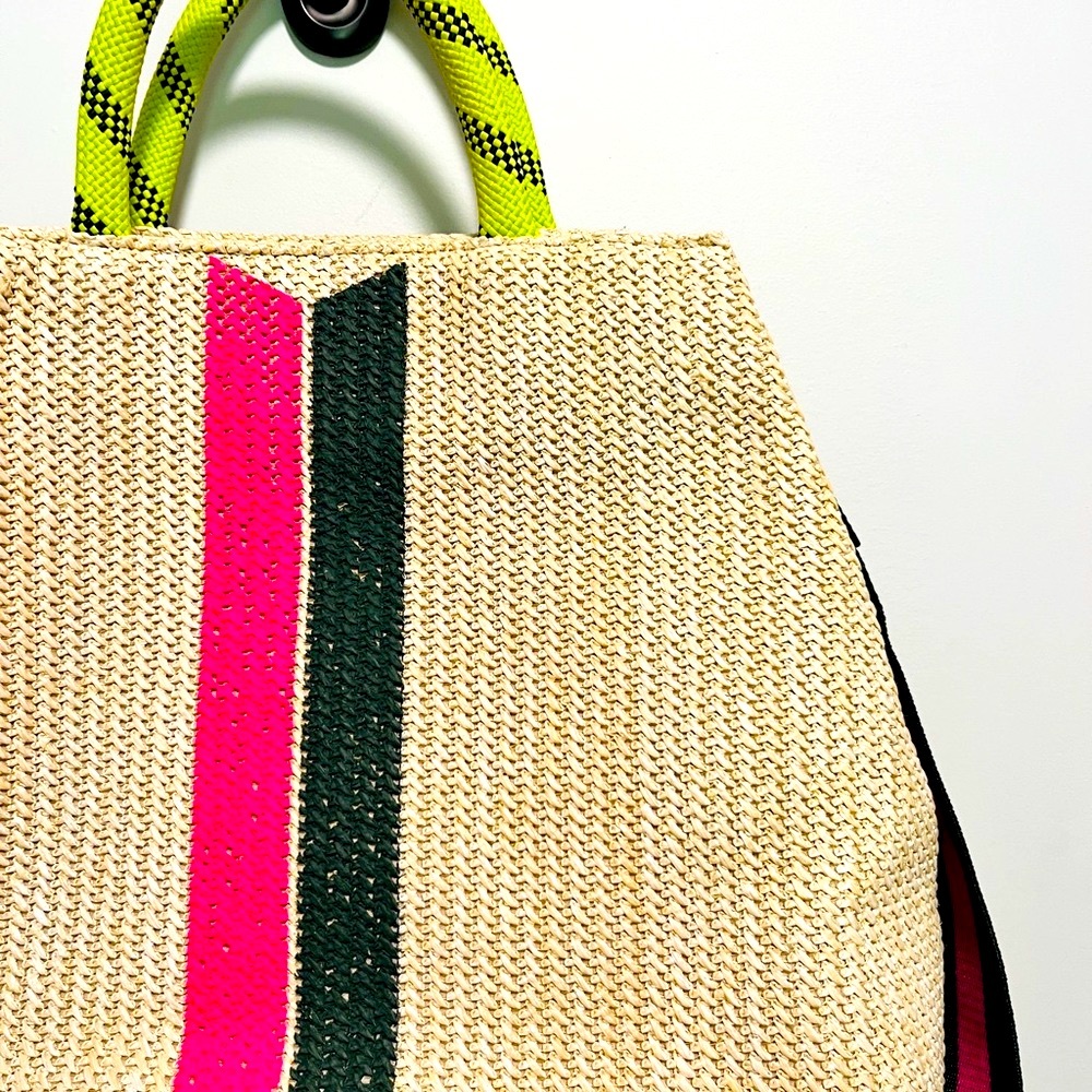 Stella & Dot Straw Tote NWOT